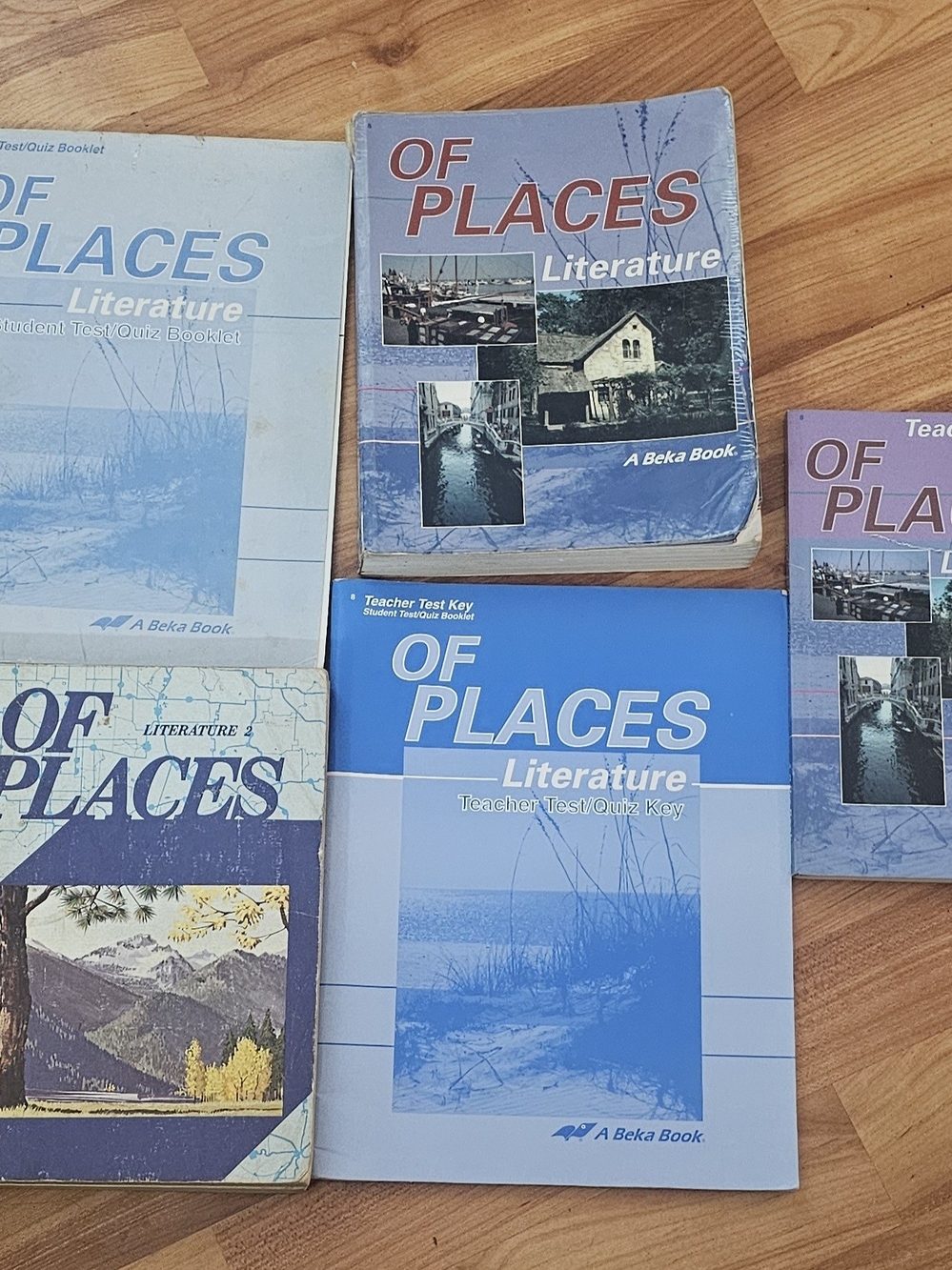 Abeka 8th Grade Of Places Lit Book + Quizzes/Tests 2nd Edition Student Teacher